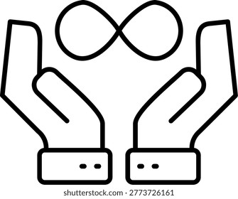 Forever Icon Vector Element line icon design vector icons