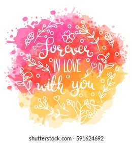 Forever in love with you text.