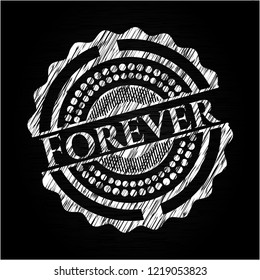 Forever on chalkboard