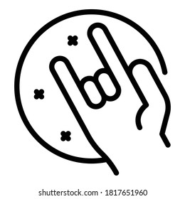 Forever peace trust icon. Outline forever peace trust vector icon for web design isolated on white background