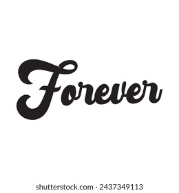 forever text on white background.