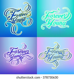 Forever typography design