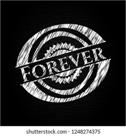 Forever written on a blackboard