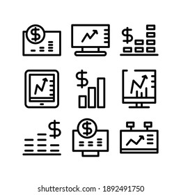 Forex Diagram icon or logo isolated sign symbol vector illustration - Collection of high quality black style vector icons
