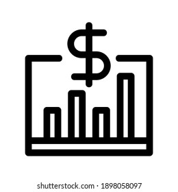 Forex Diagram icon or logo isolated sign symbol vector illustration - high quality black style vector icons
