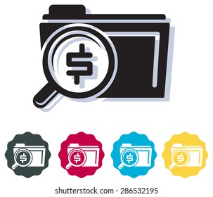 Forex Document Icon - Illustration