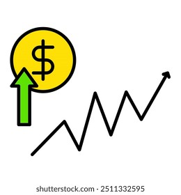 Forex Trading Crypto Currency Icon