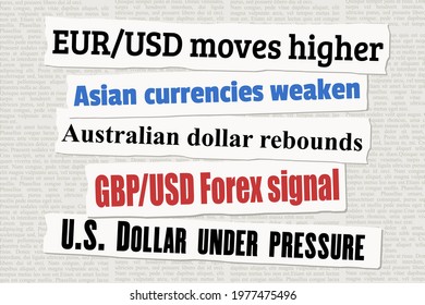 Forex trading press headlines. Forex market investing news. Currency financial markets.