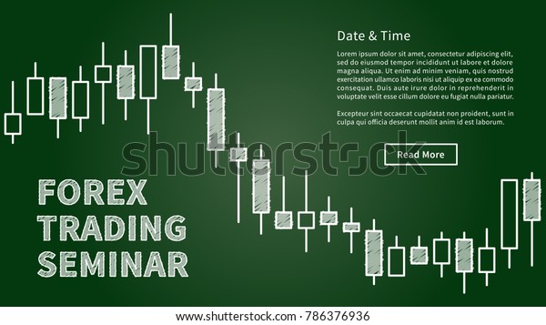 Forex Trading Seminar Vector Illustration Trading Stock Vector - 