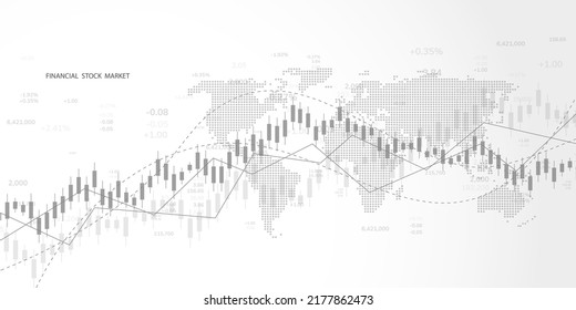 Forex trading stock market background