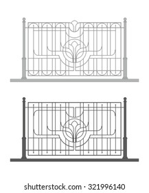 Forged decorative fence