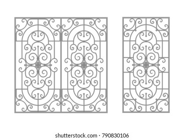Forged gates and windows