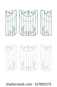 Forged grille for windows