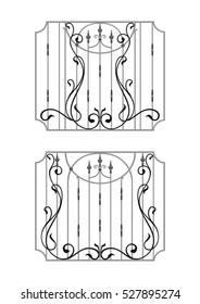 Forged grille for windows