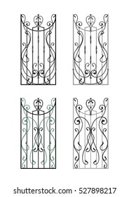 Forged grille for windows