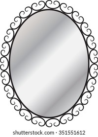 forged mirror frame