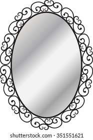 forged mirror frame