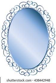 forged mirror frame