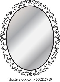 forged mirror frame