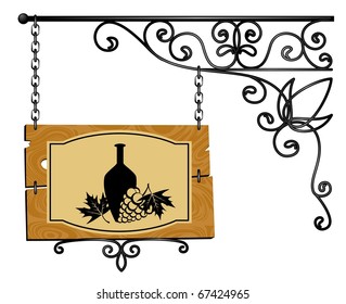 forged signboard