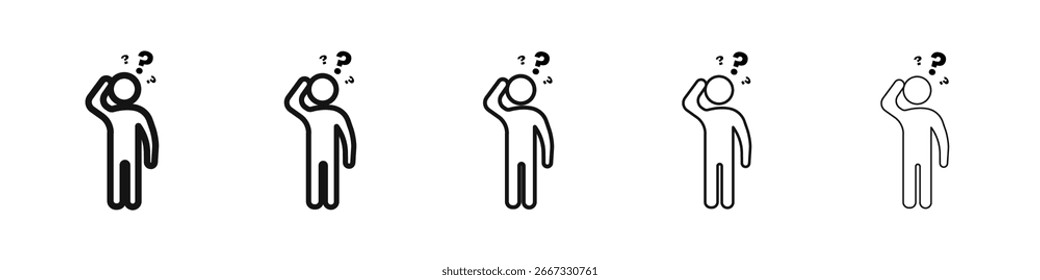 Olvídese del diseño del icono, logotipo, App, interfaz de usuario. Ilustración vectorial, EPS