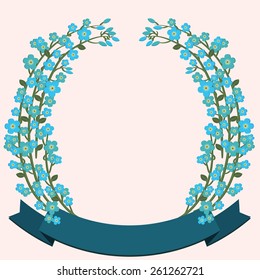 Forget me not diadem