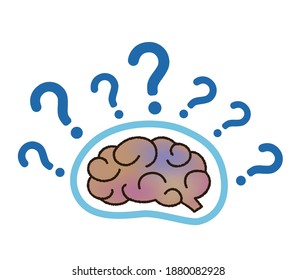 El cerebro y la demencia de una persona olvidadiza