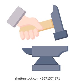 Forjando Elemento De Ícone Para Design