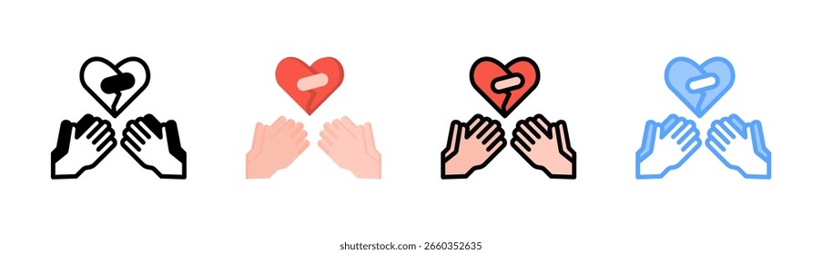 Forgiveness Icon Element For Design And Vector