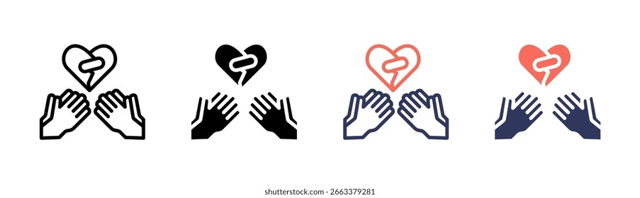 Forgiveness Icon Element For Design And Vector