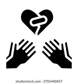 Forgiveness Icon Element For Design And Vector