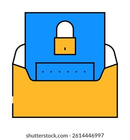 forgot password line icon vector. forgot password sign. isolated symbol illustration