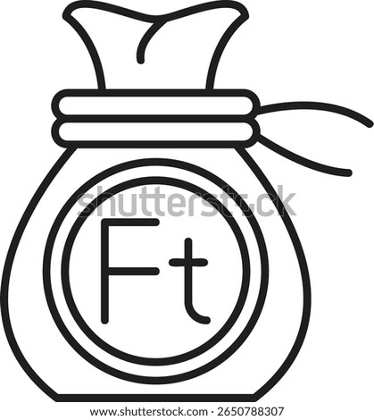 Forint Filled Style Icon Design
