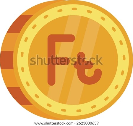 Forint Line vector Icon Design