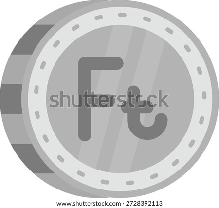 Forint Line vector Icon Design
