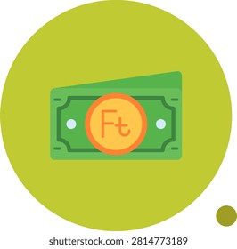 Forint vector Icon Design Illustration