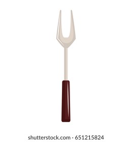 fork bbq cutlery icon