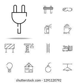 fork. Cord icon. construction icons universal set for web and mobile