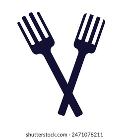 fork cutlery icon image vector illustration design. Fork - a silverware utensil for eating flat vector icon for food apps and websites. Vector illustration. Eps file 137.