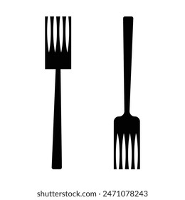 fork cutlery icon image vector illustration design. Fork - a silverware utensil for eating flat vector icon for food apps and websites. Vector illustration. Eps file 127.