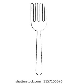 fork cutlery isolated icon