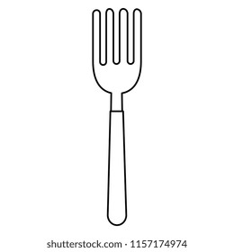 fork cutlery isolated icon