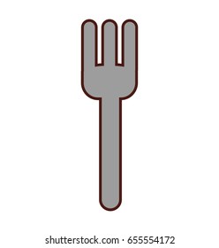 fork cutlery isolated icon