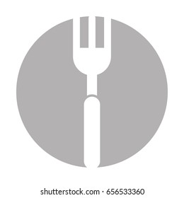 fork cutlery isolated icon