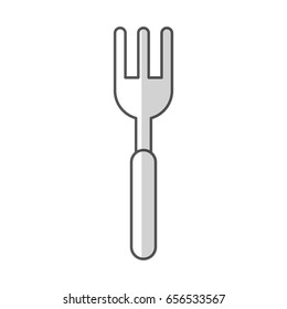fork cutlery isolated icon