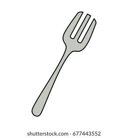 fork cutlery isolated icon