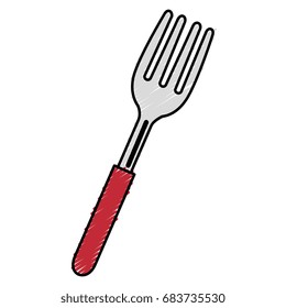 fork cutlery isolated icon