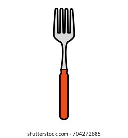 fork cutlery isolated icon