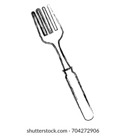 fork cutlery isolated icon