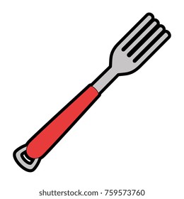 fork cutlery isolated icon